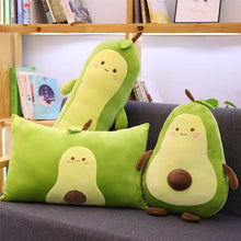 Load image into Gallery viewer, Avocado Plush Pillow (35/50/70/90 cm) | Crystal Super Soft | Down Cotton Filling | Green