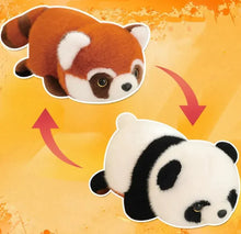 Load image into Gallery viewer, Red Panda - Black &amp; White Panda Reversible Plush Toy
