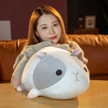 Load image into Gallery viewer, 40cm-50cm Plush Hamster Hug Pillow Plushies Available In Brown Or Grey

