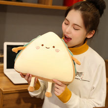 Load image into Gallery viewer, 30-40CM Simulation Sandwich Pillow Plush Toys With 4 Different Facial Expressions
