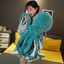 Load image into Gallery viewer, 30-90CM Creative Lifelike Octopus Plush Toys Sea Animal Available in 4 Different Sizes and 5 Different Colour Choices
