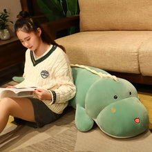 Load image into Gallery viewer, 80-120cm New Huge Long Lovely Dinosaur Plush Toy Available In 3 Sizes And 5 Different Colours
