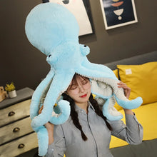 Load image into Gallery viewer, 30-90CM Creative Lifelike Octopus Plush Toys Sea Animal Available in 4 Different Sizes and 5 Different Colour Choices
