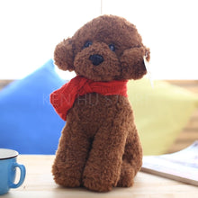 Load image into Gallery viewer, 32cm Teddy Dog Kids Toys Cute Bichon Dog Plush Available In White, Chocolate and Khaki
