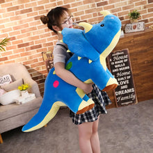 Load image into Gallery viewer, 40-100cm Creative Big Plush Soft Triceratops Plush Toy Dinosaur Doll Available In 3 Sizes and 3 Different Colours
