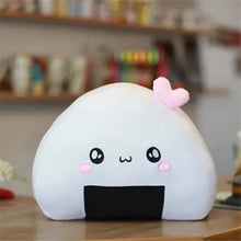 Load image into Gallery viewer, 20cm-36cm Cute Plush Mini Rice Ball Pillow With Facial Expressions And Pink or Blue Design Elements
