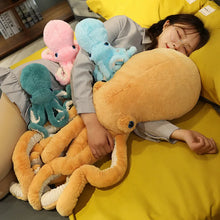 Load image into Gallery viewer, 30-90CM Creative Lifelike Octopus Plush Toys Sea Animal Available in 4 Different Sizes and 5 Different Colour Choices
