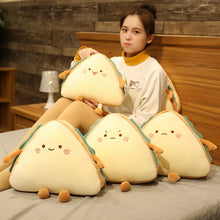 Load image into Gallery viewer, 30-40CM Simulation Sandwich Pillow Plush Toys With 4 Different Facial Expressions
