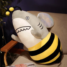 Load image into Gallery viewer, 35cm-120cm Funny Shark &amp; Bee Plush Toy Available In 3 Different Sizes
