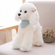 Load image into Gallery viewer, 25cm Cute Poodle Simulation Dog Plush Toys, Available In Black, White, Grey And Light Brown
