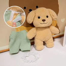 Load image into Gallery viewer, 12/20/30cm Kawaii Cute Dog With Clothes Plush Toy - 12cm Versions Has A Keychain
