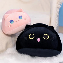 Load image into Gallery viewer, 20/30/40cm Round Fat Cute Soft Cat &amp; Dog Plush Sleep Pillow Cushion Available In 3 Different Sizes and 3 Different Colour Choices
