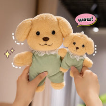 Load image into Gallery viewer, 12/20/30cm Kawaii Cute Dog With Clothes Plush Toy - 12cm Versions Has A Keychain
