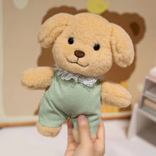 Load image into Gallery viewer, 12/20/30cm Kawaii Cute Dog With Clothes Plush Toy - 12cm Versions Has A Keychain
