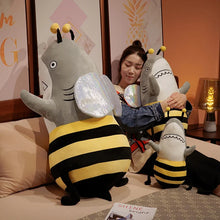 Load image into Gallery viewer, 35cm-120cm Funny Shark &amp; Bee Plush Toy Available In 3 Different Sizes
