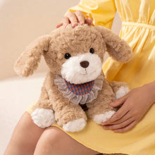 Load image into Gallery viewer, Cartoon High Quality Teddy Dog Plush Available In Brown Or White
