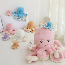 Load image into Gallery viewer, 18cm-40cm Lovely Simulation Octopus Pendant Plush Toy Available in Two Sizes And 5 Different Colour Choices
