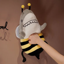 Load image into Gallery viewer, 35cm-120cm Funny Shark &amp; Bee Plush Toy Available In 3 Different Sizes
