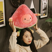 Load image into Gallery viewer, Cute Watermelon and Cherry Plush Toys for Kids
