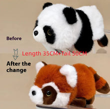 Load image into Gallery viewer, Red Panda - Black &amp; White Panda Reversible Plush Toy

