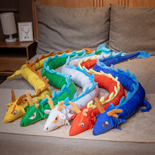 Load image into Gallery viewer, 220cm Creative Dragon Plush Toys Stuffed Colourful Dragons
