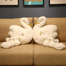 Load image into Gallery viewer, Cute Fluffy Ducklings &amp; Swan Plush Toys With Blankets
