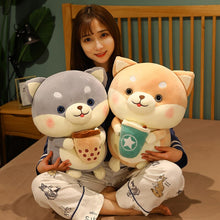 Load image into Gallery viewer, 20cm-45cm Kawaii Bubble Tea Dog Plush Toy Stuffed Animals
