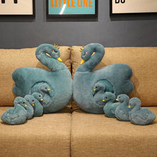 Load image into Gallery viewer, Cute Fluffy Ducklings &amp; Swan Plush Toys With Blankets
