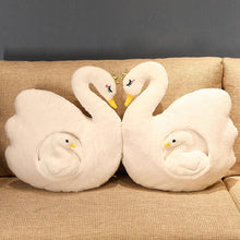 Load image into Gallery viewer, Cute Fluffy Ducklings &amp; Swan Plush Toys With Blankets
