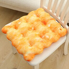 Load image into Gallery viewer, 38cm/40cm Creative Biscuit Crackers Plush Pillow Round/Square
