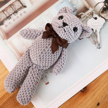 Load image into Gallery viewer, 18cm Cute Foreign Small Teddy Bear Pendant With Bow Tie Plush Toys
