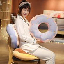 Load image into Gallery viewer, 45cm/70cm Plush Donuts Pillow &amp; Cushion Stuffed Soft Decorations
