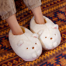 Load image into Gallery viewer, 35-42 Size Slippers Plush Cute Animal Foot Slipper Toys
