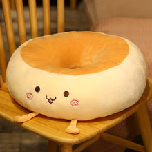 Load image into Gallery viewer, 38cm Creative Kawaii Cute Round Bread Plush Cushions
