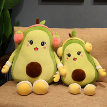 Load image into Gallery viewer, 35cm-80cm Lovely Fruit Avocado Plush Pillows Wearing Plush Headphones
