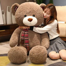 Load image into Gallery viewer, 60cm-100cm High Quality 3 Colours Teddy Bear With Scarf Stuffed Animals
