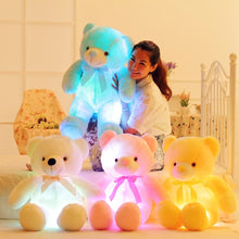 Load image into Gallery viewer, 50cm Creative Light Up LED Teddy Bear Plush Toys Glowing Colorful
