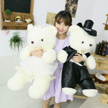 Load image into Gallery viewer, 2pcs 40cm-80cm Couple Bear Wedding Teddy Bear Plush Toys 
