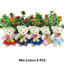 Load image into Gallery viewer, 10cm 6Pcs Teddy Bear Plush Toys In Many Different Clothes
