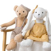 Load image into Gallery viewer, 37cm-60cm Long Ears Bunny &amp; Cute Teddy Bear in PJs Plush Dolls
