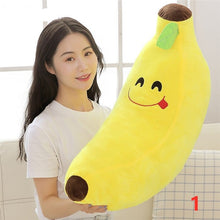 Load image into Gallery viewer, 40cm-80cm Cute Banana Food Plush Toy Stuffed Dolls in Different Sizes
