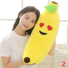 Load image into Gallery viewer, 40cm-80cm Cute Banana Food Plush Toy Stuffed Dolls in Different Sizes
