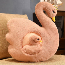 Load image into Gallery viewer, Cute Fluffy Ducklings &amp; Swan Plush Toys With Blankets
