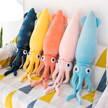 Load image into Gallery viewer, 110cm Cute Squid Long Pillow Hug Soft Plush Dolls
