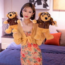 Load image into Gallery viewer, 30cm/40cm Aviator Teddy Bear Stuffed Plush Toys in 2 Sizes
