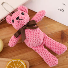 Load image into Gallery viewer, 18cm Cute Foreign Small Teddy Bear Pendant With Bow Tie Plush Toys
