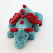 Load image into Gallery viewer, 30cm-120cm Flying Dragon Plush Toys Green &amp; White Cute Fluffy Dragons
