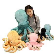 Load image into Gallery viewer, 30cm-90cm Lifelike Plush Octopus Toys In a Variety of Colours
