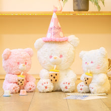 Load image into Gallery viewer, 23cm/35cm Kawaii Boba Tea Plush Toys Teddy Bear Stuffed Animals
