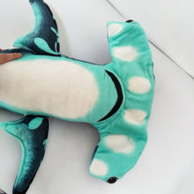 Load image into Gallery viewer, 100cm Cartoon Vibrant Blue Hammerhead Shark Stuffed Doll
